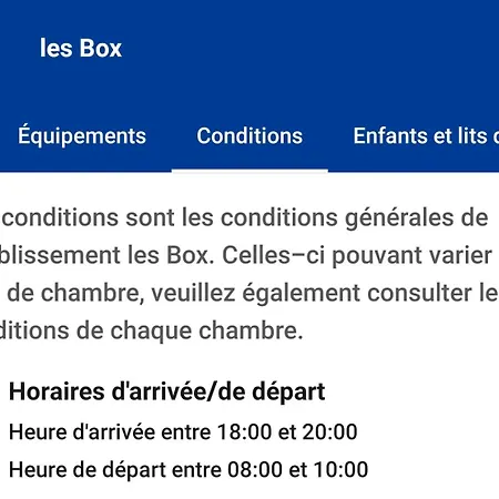 Les Box D'hotes Affittacamere